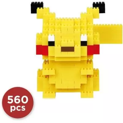Figurine en briques - BANDAI NANOBLOCK Pokémon Pikachu Deluxe