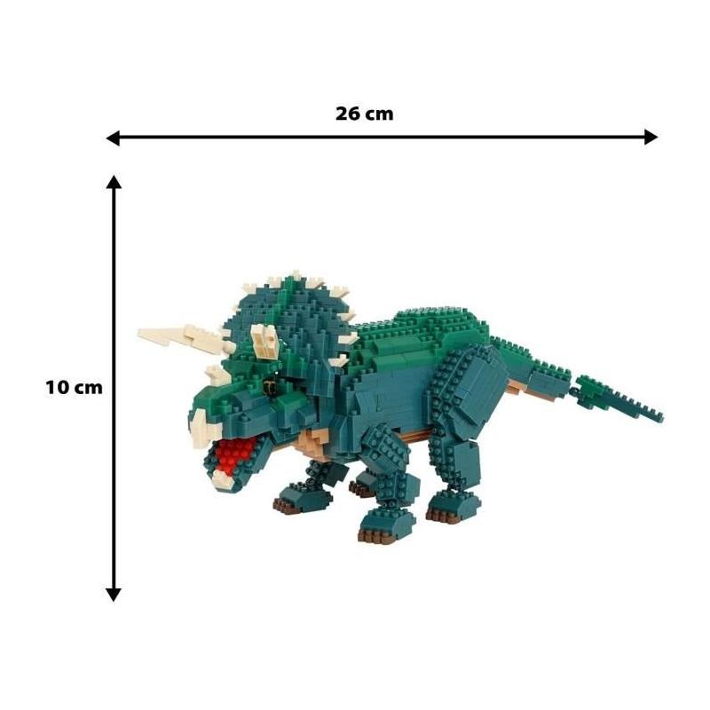 Figurine en briques NANOBLOCK Triceratops Deluxe - 930 pcs