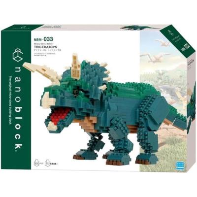 Figurine en briques NANOBLOCK Triceratops Deluxe - 930 pcs