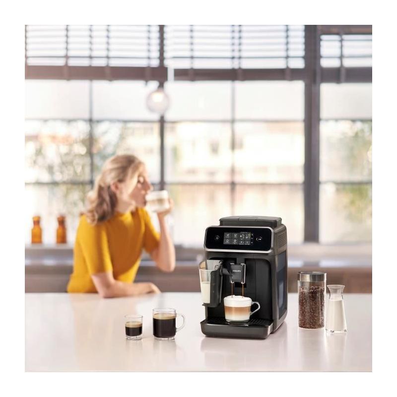 Machine à café Expresso Broyeur Automatique PHILIPS EP2230/10 - Noir mat