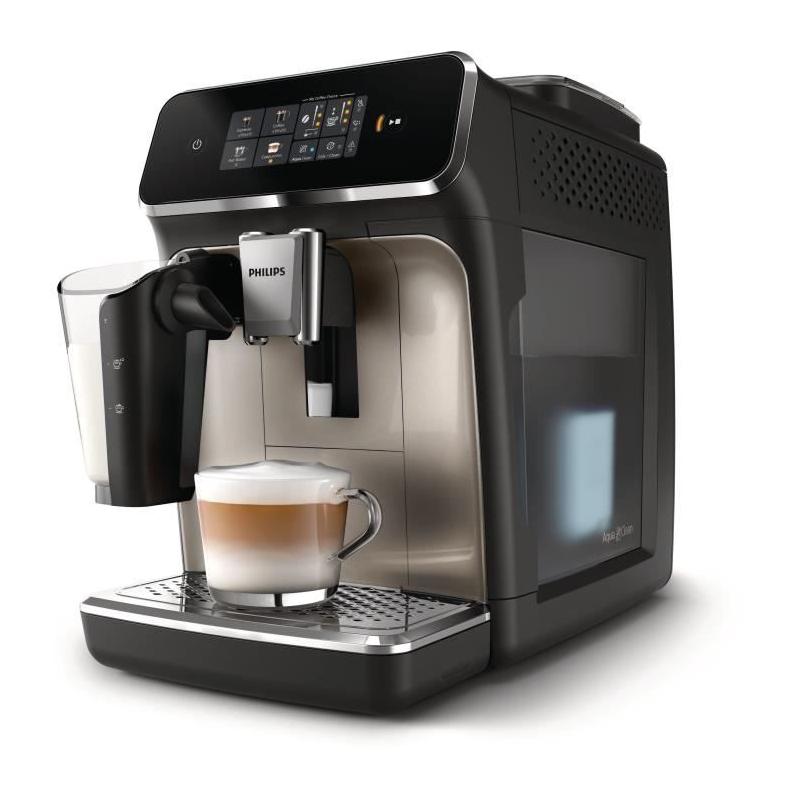 Machine à espresso automatique PHILIPS Silent Brew EP2336/40 - LatteGo - Noir chromé