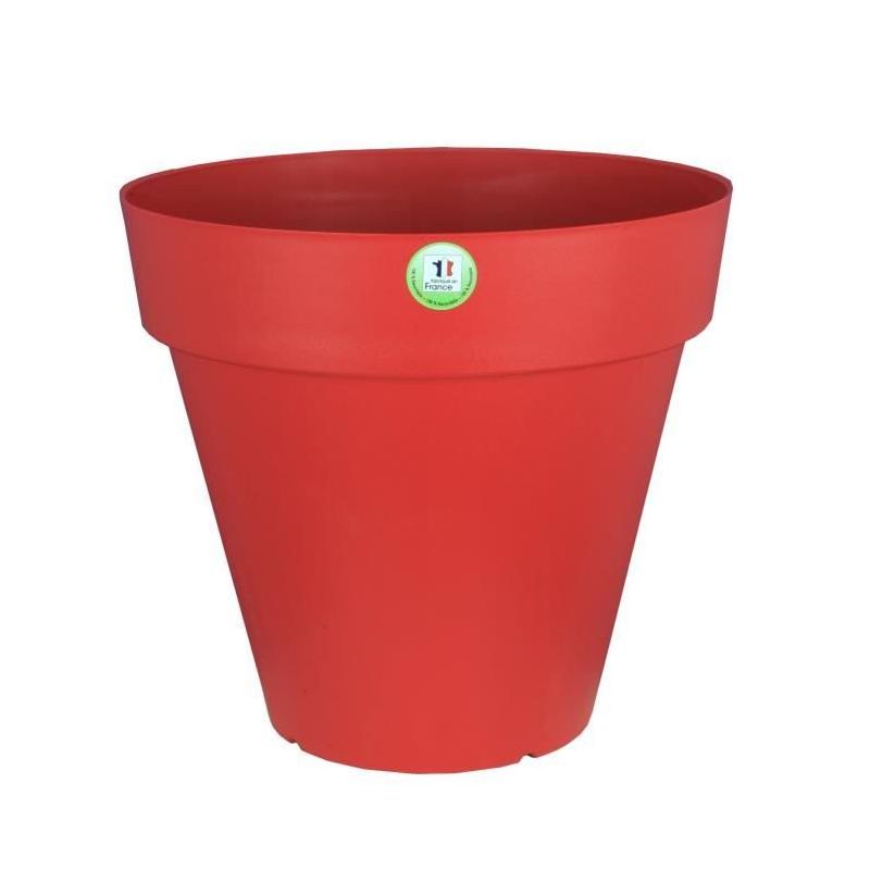 Pot de fleurs Soleilla Rouge - Ø 39,2 x 35,8 cm - Jardinière esthétique