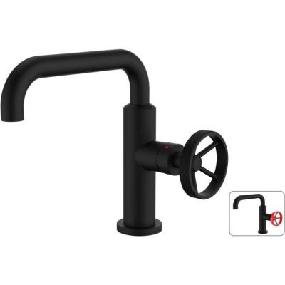 Mitigeur lavabo industriel ROUSSEAU - Design mobile - Noir