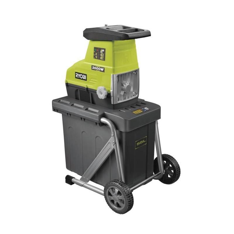 Broyeur de végétaux 3000W - Silencieux et performant