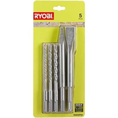 Ensemble de forets et burins SDS+ pour percer et buriner - RYOBI