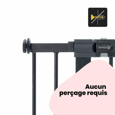 Extension de barrière de sécurité 14 cm - Métal Noir