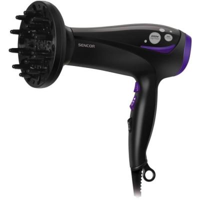 Sèche-cheveux ionique SENCOR - Puissant 2000 W - Noir