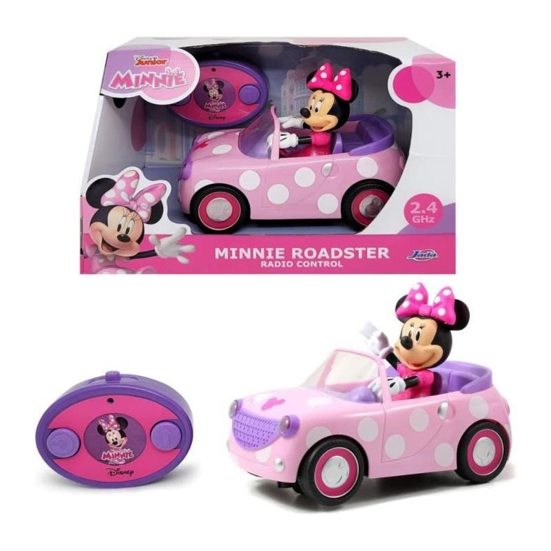 Achetez la voiture radiocommandée Majorette Minnie avec figurine 