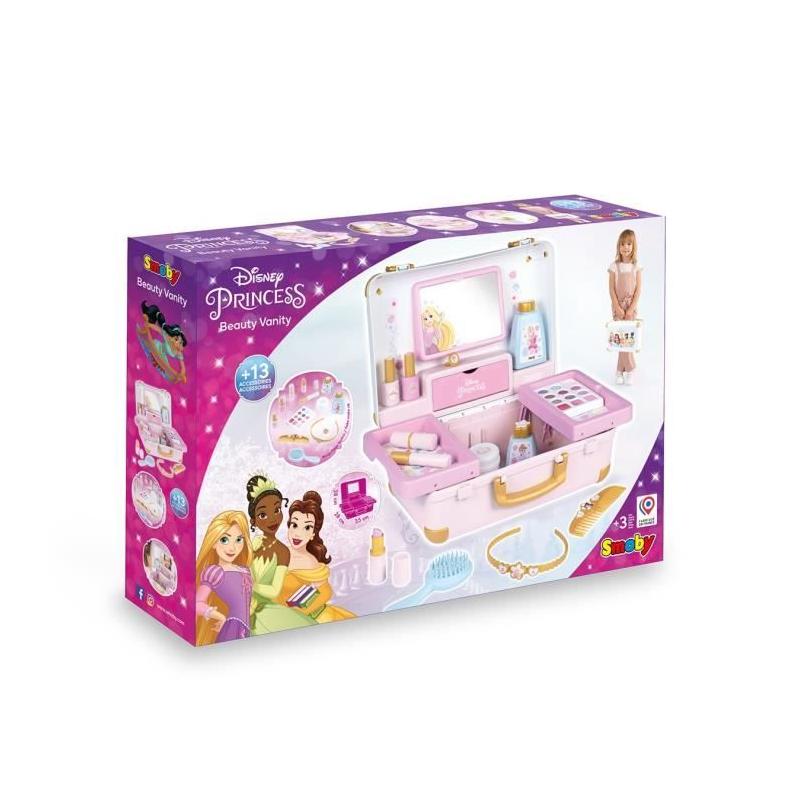 Valise beauté Disney Princesses pour coiffure, onglerie et maquillage