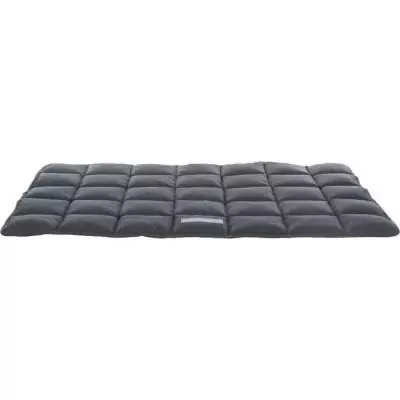 Matelas TRIXIE Farello - Confort Peluche/Tissu - Blanc/Gris
