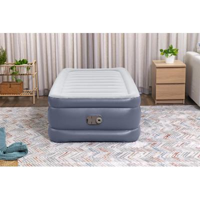 Bestway Matelas gonflable Tritech 1 place avec pompe électrique intégrée et revêtement antimicrobien 1,91 m x 97 cm x 51 cm