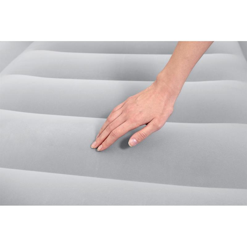 Bestway Matelas gonflable Tritech 1 place avec pompe électrique intégrée et revêtement antimicrobien 1,91 m x 97 cm x 51 cm