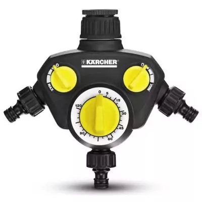 Minuterie d'arrosage KARCHER WT 2 - Gérez 3 sorties d'eau!