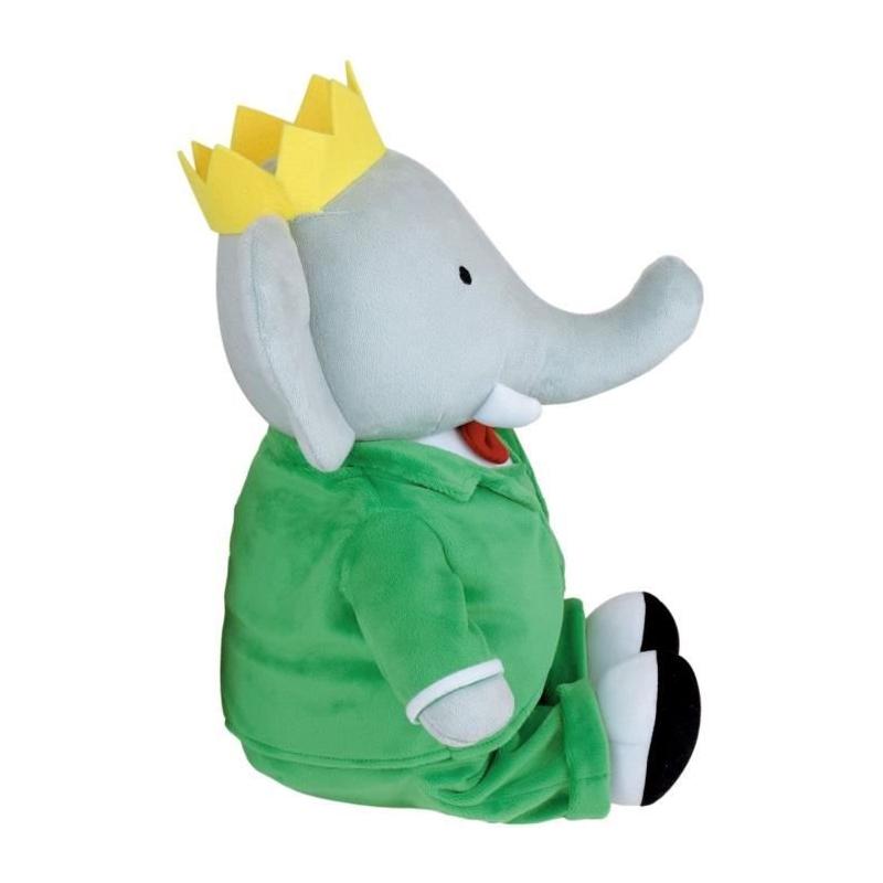 Peluche JEMINI Éléphant Babar 40 cm - Douce et Décorative