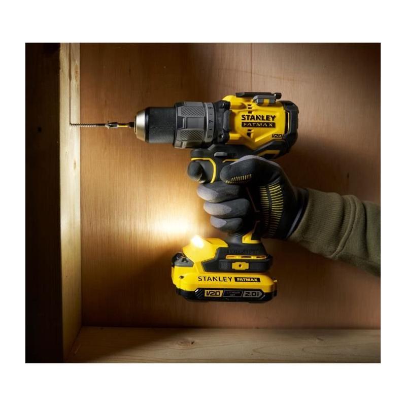 Perceuse visseuse à percussion STANLEY SFMCD725D2K-QW - 80 Nm - 18V