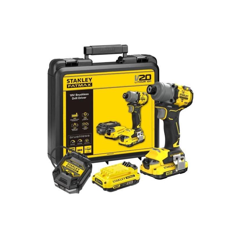 Visseuse à impacts STANLEY SFMCF830D2K-QW - 203 Nm