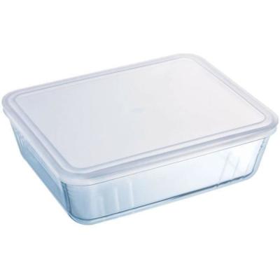 Boîte de conservation rectangulaire Pyrex 22 x 17 cm - Verre borosilicate
