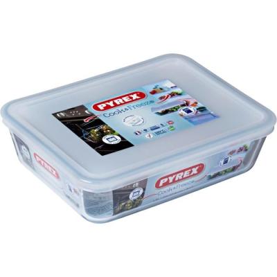 Boîte de conservation rectangulaire Pyrex 22 x 17 cm - Verre borosilicate