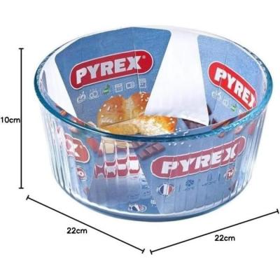 Moule à soufflé Pyrex en verre borosilicate - 21 cm