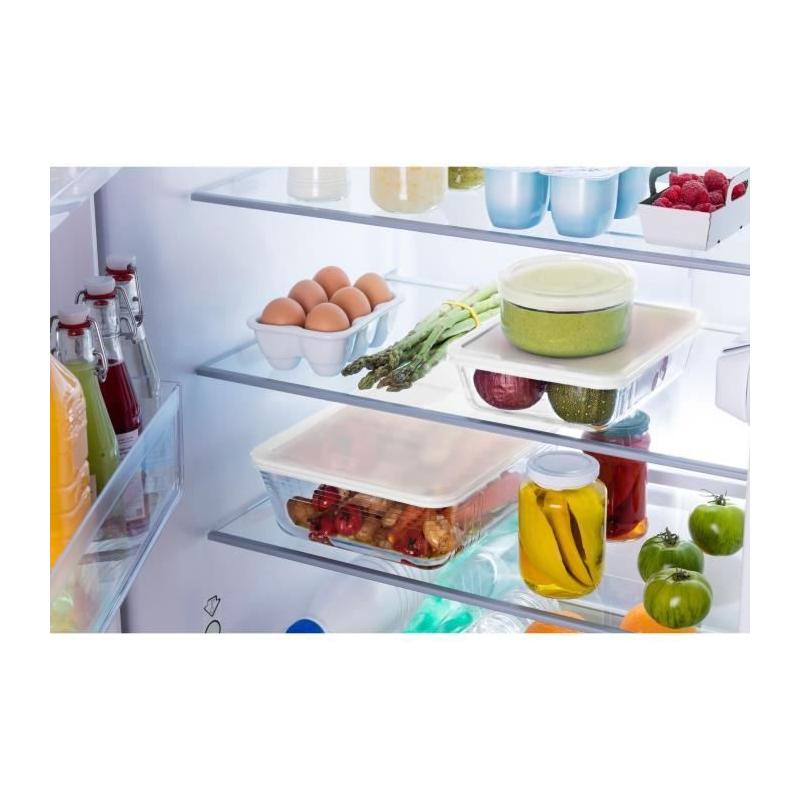 Boîte de conservation rectangulaire PYREX 27 x 22 cm - Couvercle en plastique