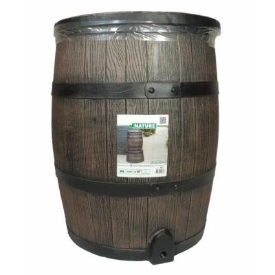 Récupérateur d'eau - Baril de pluie NATURE en aspect bois - 120L