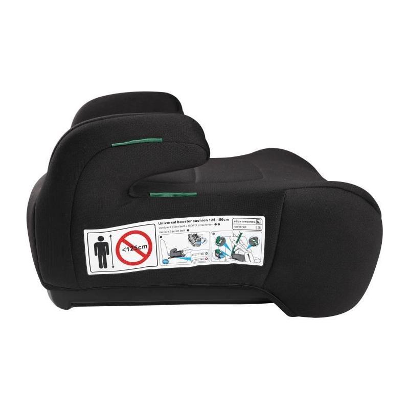 Réhausseur auto BBGO Kissyrider - Ceinture, 125-150 cm - Noir