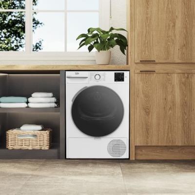 Sèche-linge pompe à chaleur BEKO B300 - 12 kg - L60cm - Blanc
