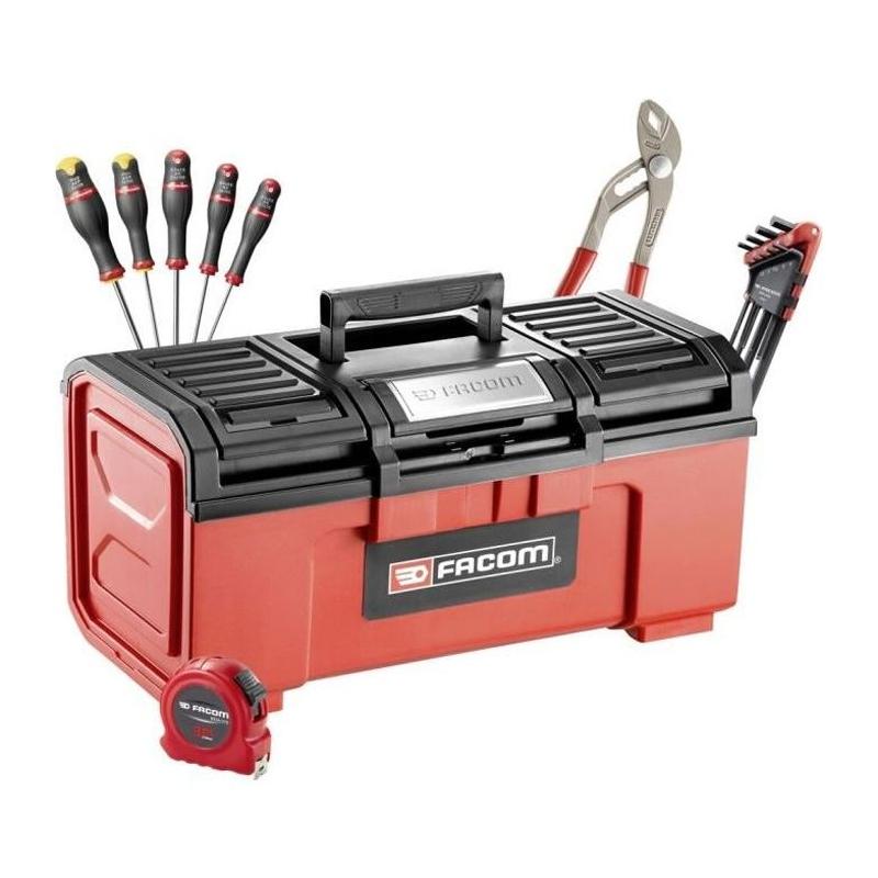 Boite à Outils FACOM - 19 + 16 Outils avec Accessoires