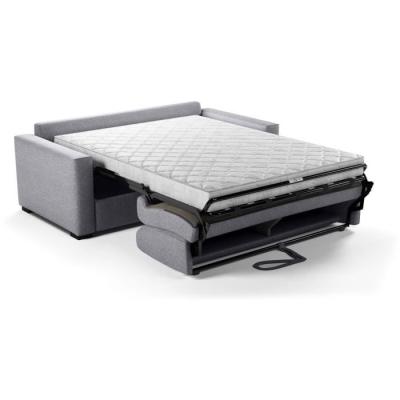 Canapé convertible express MARIUS - Gris clair - 190 x 100 x 87 cm