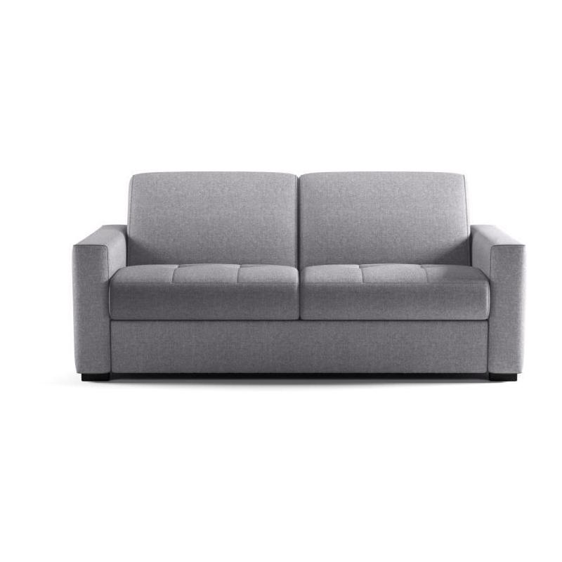 Canapé convertible express MARIUS - Gris clair - 190 x 100 x 87 cm