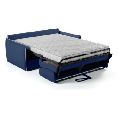 Canapé convertible express AGATHE - Matelas 14cm - Bleu