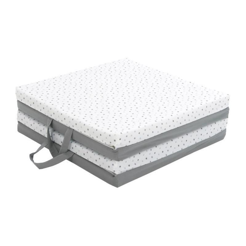 Tapis d'éveil CANDIDE Evolutif 3-en-1 Gris / Etoiles
