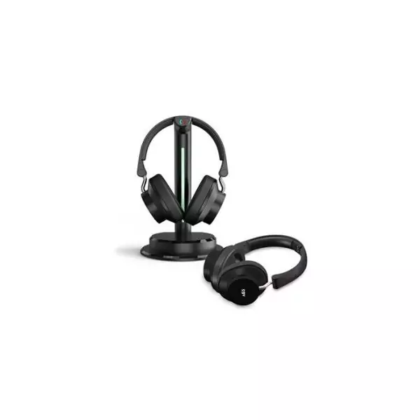 Casque TV - CGV - Prelude 3 Duo - Circum-aural - Filaire - Noir