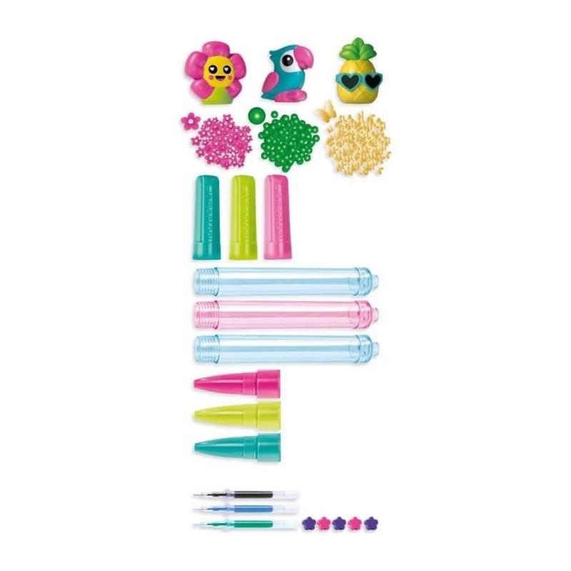 Clementoni - Mini atelier Stylos Tropical - 3 stylos à créer