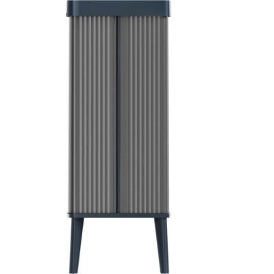 Poubelle sur pieds VERTO CURVER 54 L Gris perle