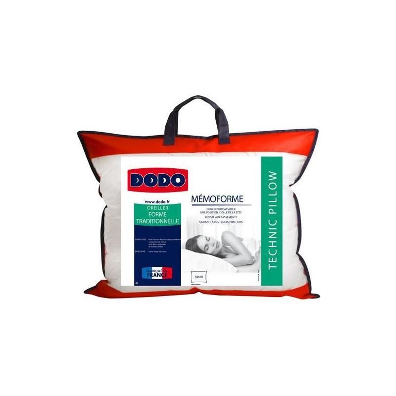 Oreiller mémoire de forme DODO MEMOFORME - 50 x 70 cm