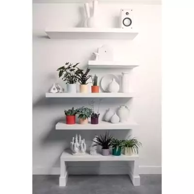 Pot de fleur Elho Lex Pott - Set 14 - Blanc Vert Violet - Intérieur - 100% recyclé Pot de fleur Elho Lex Pott - Set 14 - Blanc Vert Violet - Intérieur - 100% recyclé