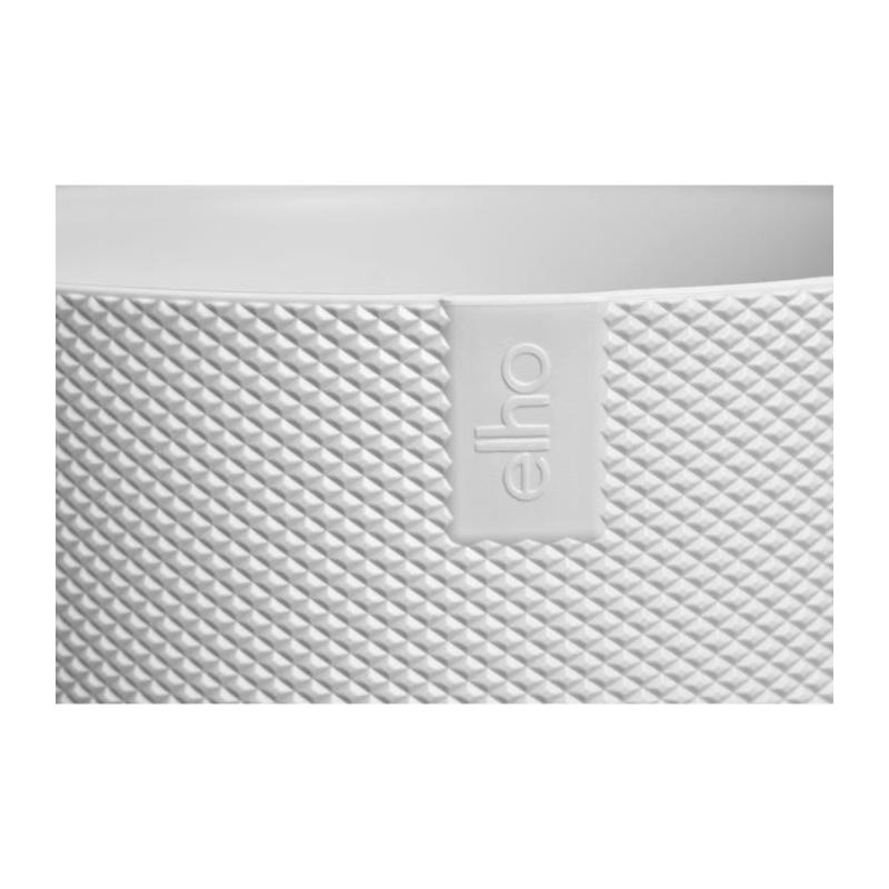 Pot de fleur Elho Jazz Rond Blanc - Ø 26 x H 24 cm - 100% recyclé
