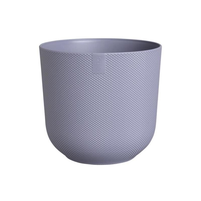 Pot de fleur Elho Jazz Rond Violet 100% recyclé - L 30 x B 29.5 x H 27 cm