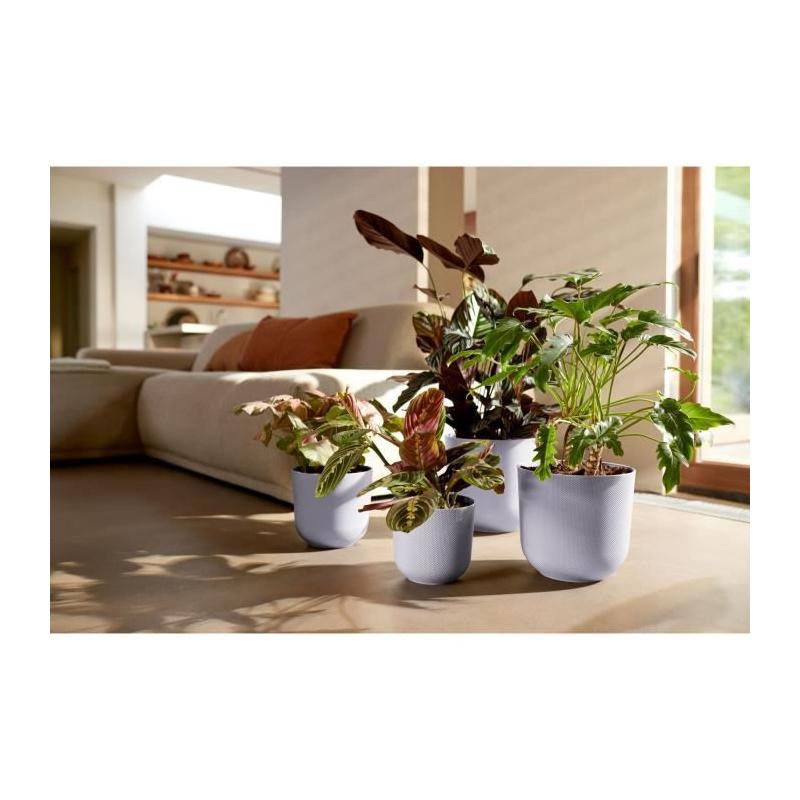 Pot de fleur Elho Jazz Rond Violet 100% recyclé - L 30 x B 29.5 x H 27 cm