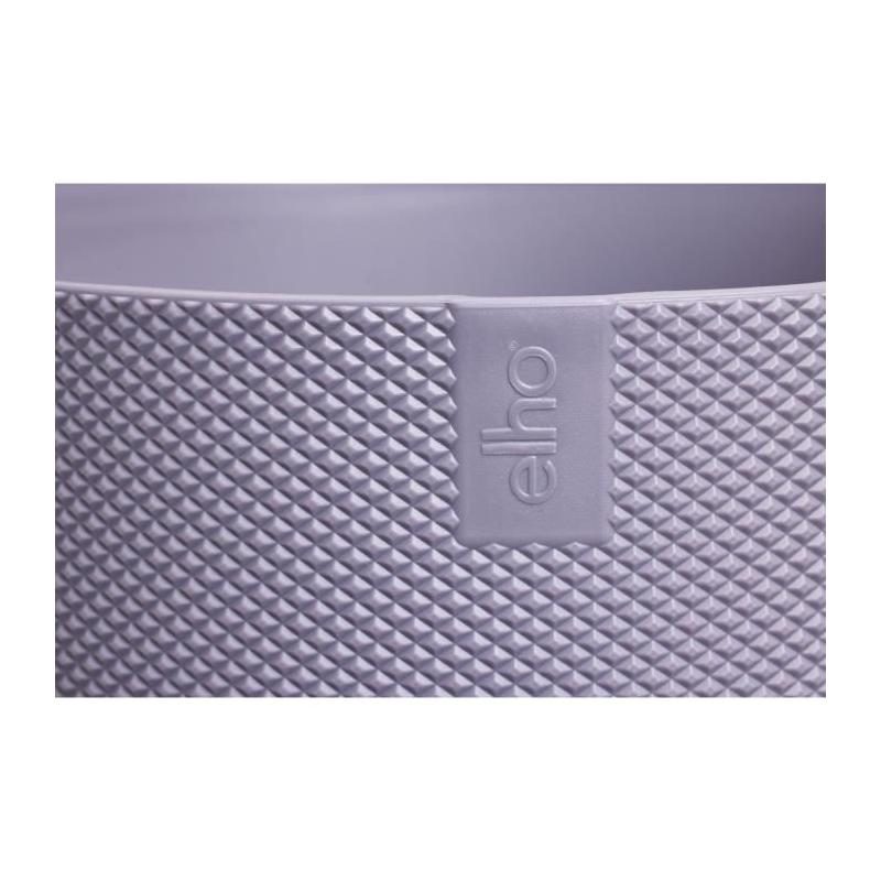 Pot de fleur Elho Jazz Rond Violet 100% recyclé - L 30 x B 29.5 x H 27 cm