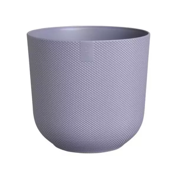 ELHO Pot de fleurs Jazz Rond - Violet - Ø 34.5 x H 32 cm - Intérieur - 100% recyclé