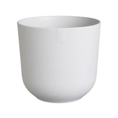 Pot de fleur Elho Jazz Rond Blanc 100% recyclé - L 35 x B 34.5 x H 32 cm