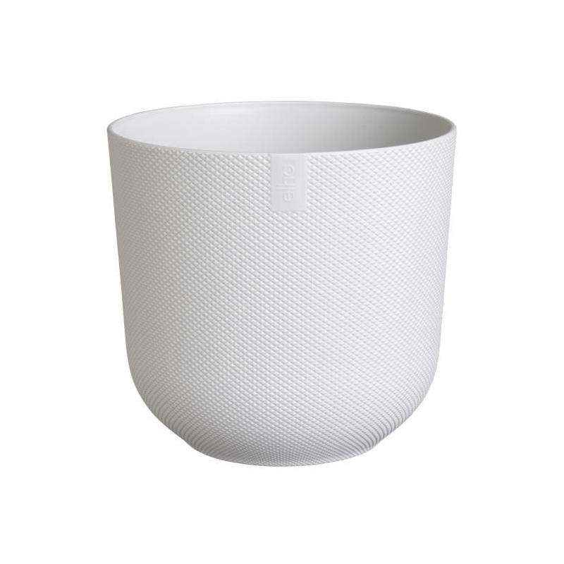 Pot de fleur Elho Jazz Rond Blanc 100% recyclé - L 35 x B 34.5 x H 32 cm