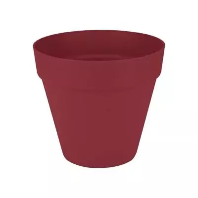 Pot de fleur Elho Loft Urban Rond Rouge 100% recyclé - 40cm - Extérieur