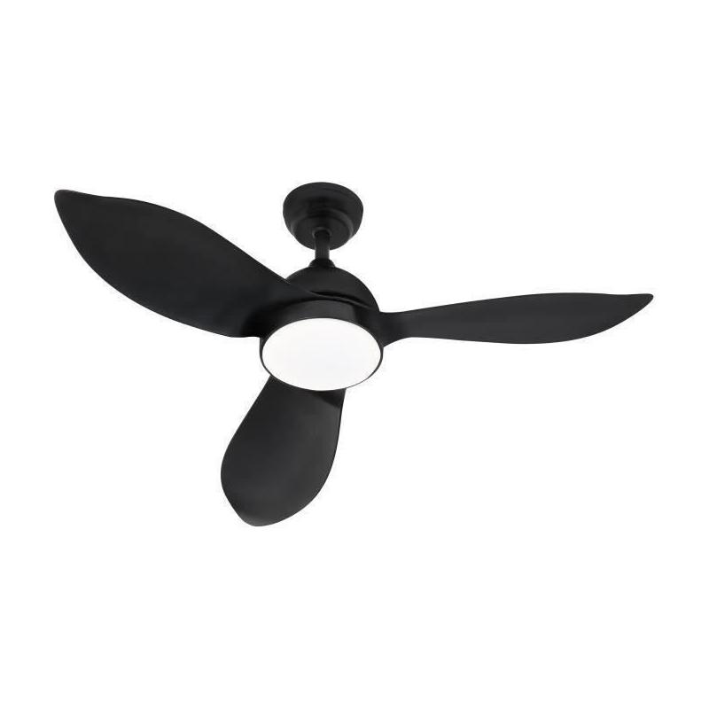 Ventilateur de plafond CORSICA Noir LED - Ø116cm 70W