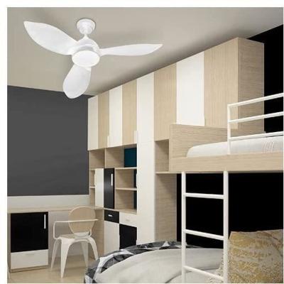 Ventilateur de plafond CORSICA Blanc Ø116cm avec LED