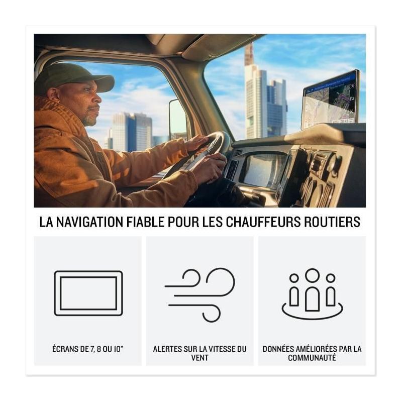 GPS poids-lourds GARMIN Dezl LGV720 - Europe entière & communauté dezl
