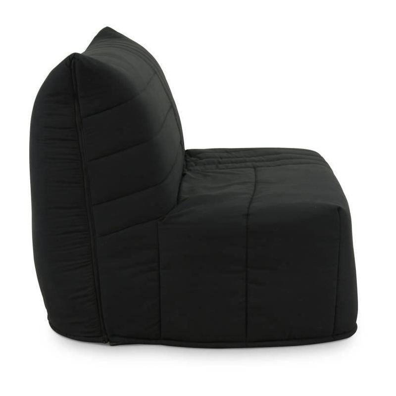 Banquette BZ 2 places - Tissu Anthracite - Matelas BULTEX