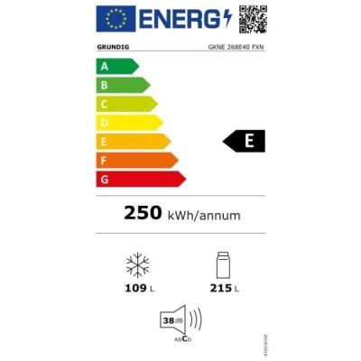 Réfrigérateur combiné GRUNDIG GR5500: Élégance et Performance
